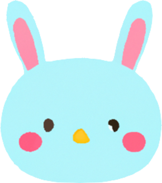 Blob Bunny – Blue